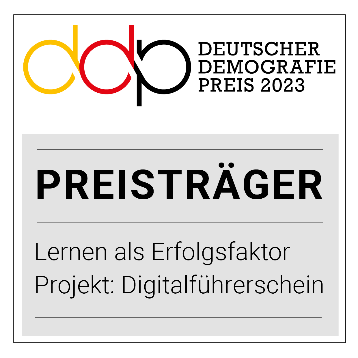 Deutscher Demografiepreis 2023 Preisträger